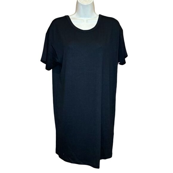 Rag & Bone Scoop Back Black Mini T Shirt Dress NWT Size Small - Picture 3 of 6